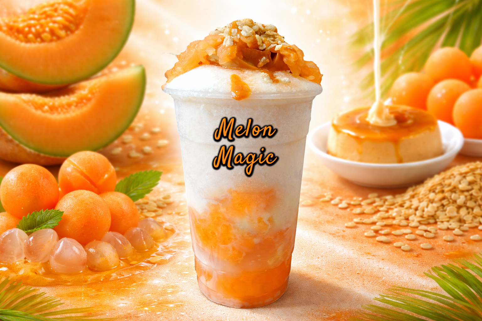 Melon Magic halo-halo